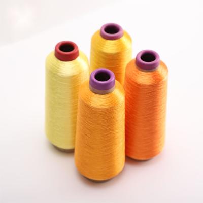 Chine Fil de polyester filaté pour tricotage, blanc, écologique, teinté, texturé doux, faible épaisseur à vendre