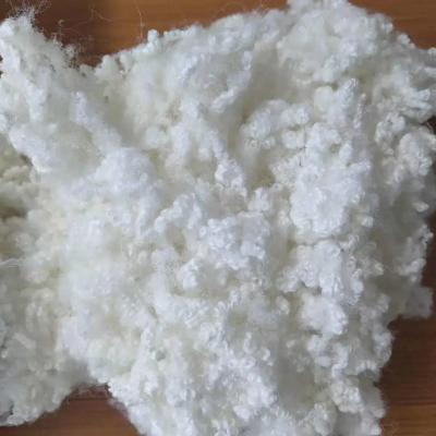 China AA/A Grade 1.2-15dtex Polyester Staple Fiber in White Black Grey - Crimp Polyester Staple Fibre for sale