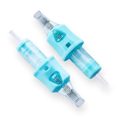 China New Silicone Permanent Cover Tattoo Needle Cartridge Universal Membrane Tattoo Cartridge Needle for sale