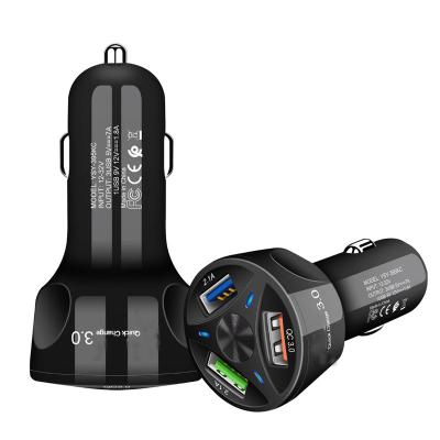 China Universal Mobile Phone 20W 35W 3 Port Car USB Charger Power Supply Fast Charging USB Car Fast Charging Charger 3 3 for sale