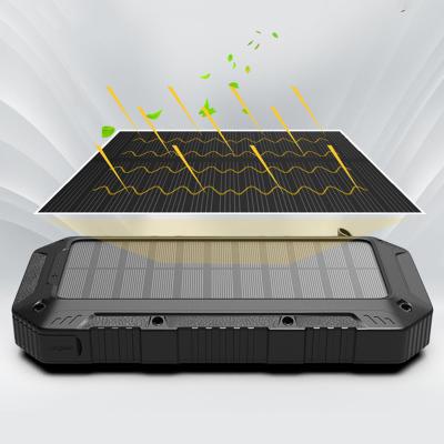 China FCC UN38.3 Cerfected Solar Power Bank 20000 Mah Outdoor LED Solar Lamp Quick Support CE Wireless Charging Waterproof Outdoor Bank for sale