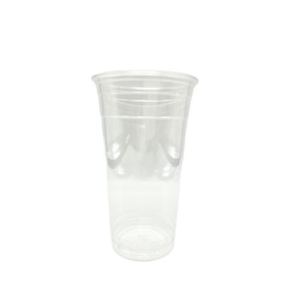 China High Quality 600ML-95mm High Quality Low Temperature Juice Disposable Cups Plastic PET Performance Cold Drink Cup for sale