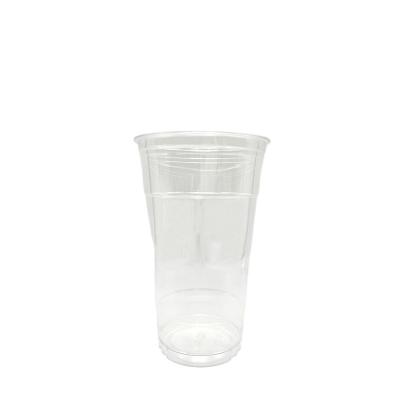 China Low Temperature Performance 32oz-107mm Makers Desert Disposable Plastic Stick For Cold Coffee Cup PET Drink Cup for sale