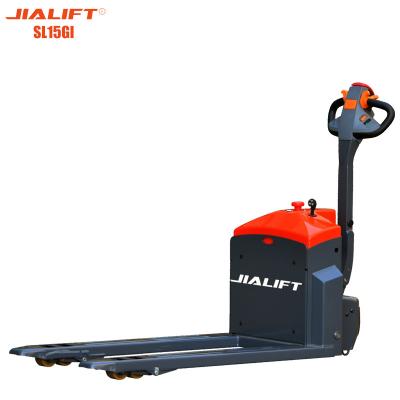 China 1500 Kg Electric Pallet Truck Rated Traction Lifting Height 200mm for sale