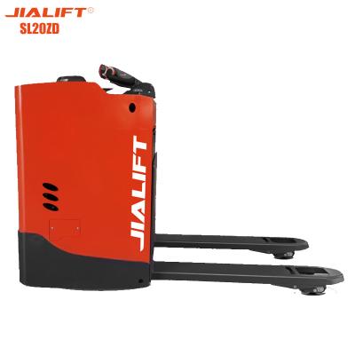 China 2000kg Electric Pallet Truck Seated On SL20ZD Rated Traction 120mm Lifting for sale