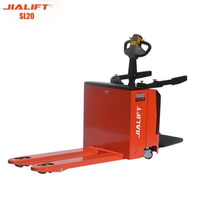 China High Lift Heavy Duty Electric Pallet Truck Rated Traction Weight 2 tons for sale