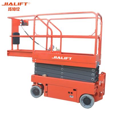 China Aerial Work Lift Platform 257 In L 500 Lb 12m 320kg  Self Propelled Scissor Type for sale