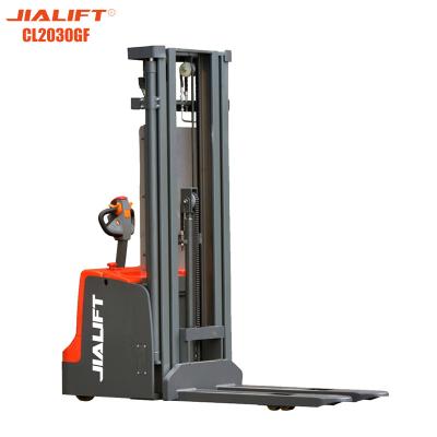 China Forklift Electric Stacker 2 Ton 2000kg Lifting Height 3000mm for sale