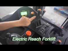 walkie electric reach truck 1500kg lifting height 3000mm reach forklift 3kw