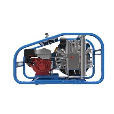 China Oil Lubricated CE CCS certification 300bar portable air compressor for fire fighting scba air refilling for sale