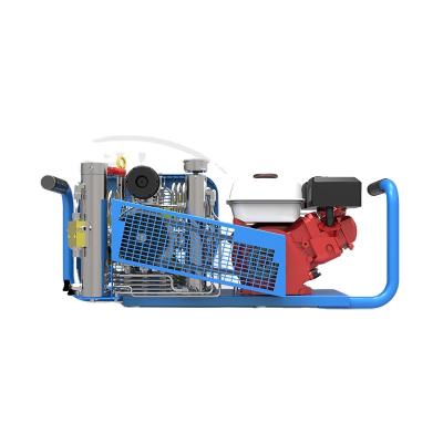 China Oil Lubricated Hot Selling 5.5HP 300 bar High Pressure Electric Portable Breathing Air Diving Compressor SCUBA Tank Air Compressor For Sale for sale