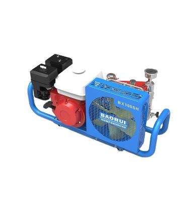 China Oil Lubricated Factory direct sale Gasoline driven 30mpa high pressure air compressor  air refilling pump for sale for sale