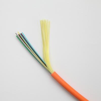 China Gjfjh 4-12 Mm Core Fiber Optic Cable Indoor Fiber Optic Cable Tight Buffer Fiber INDOOR CONSTRUCTION Multimode Cable for sale