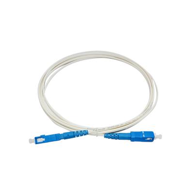 China SC Fiber Patch Tether Ftth Fiber Optic Drop Cable Patch For Tethering Optical Patch Cord for sale