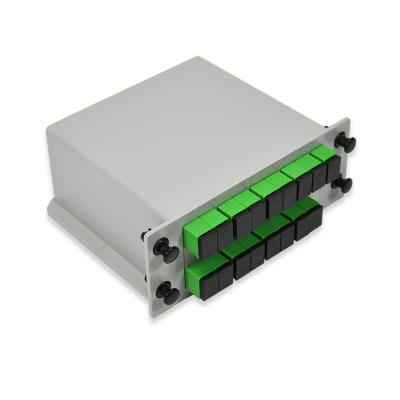 China 1X2 1X4 1X6 1X12 1X16 1X32 PLC SPLITTER WITH SC/APC OR SC/UPC PLC Splitter for sale