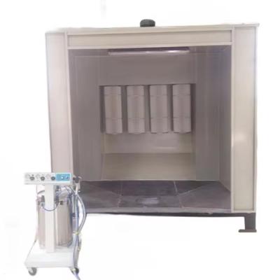 China Hotels Used Powder Coating Spray Booth for Sale for Manufacturing Plant Retail Restaurant Painting Equipment with Motor Core Component for sale