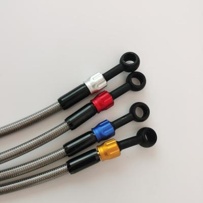 China Made in China common aluminum motorcycle brake oil pipe brakehose color length can be customized modification 7.5mm 3.5mm color for sale