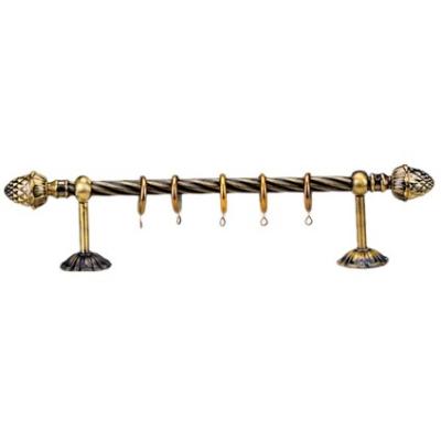 China Scandinavian S25 Antique Brass Curtain Rod for sale