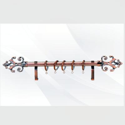 China Medieval Antique Copper Single/Double/Extendable Curtain Rod Set (8025H2L3) from China for sale