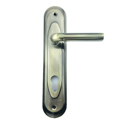 China Aluminum door locks handle factory supply aluminum and iron handle set antique zinc handle for sale