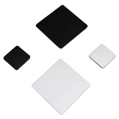 China Large And Small Drawer Black Knob Modern Luxury Style Aluminum CNC Cabinet Handle Square White Furniture Knob Size Customized for sale