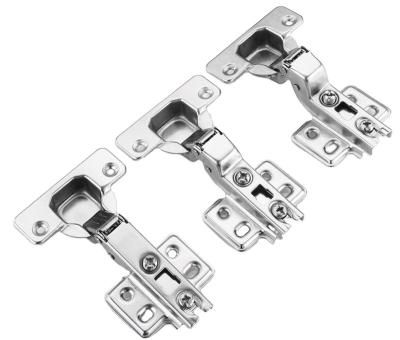 China Modern Cheaper Furniture 35mm One Cup Or Two Way Galvanized Iron Hinge Normal Cabinet Cupboard Door Hinge Half Coated Steel In Stock for sale