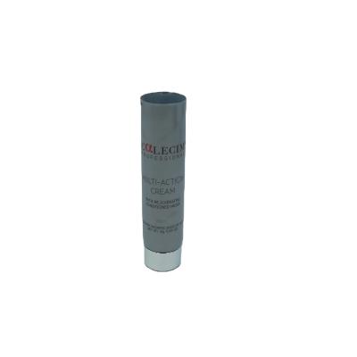 China Plastic Aluminum Packaging Tube 19mm Diameter 8g Multi Action Cream Squeeze Tube With Silver Screwing Lid Packaging PE Cosmetic Tube With Laminated Aluminum for sale