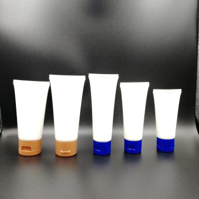 China Plastic Packaging Tube 30g-60g Customized Cosmetic Soft Empty Squeeze Tube Tube Packaging Flip Screw Cap For Hand Cream Skin Care Facial Cleanser for sale