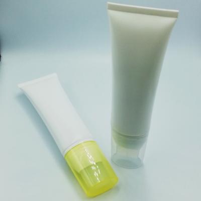 China Plastic Packaging Tube Factory Supply Direct Squeeze Tube With Logo Silicon On-Off Applicator Custom Private Label Tube Packaging For Cosmetics for sale