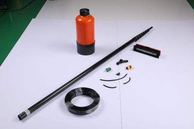 China 50ft 55ft Carbon Window Cleaning Pole System 45ft Water Fed Pole For Automotive for sale