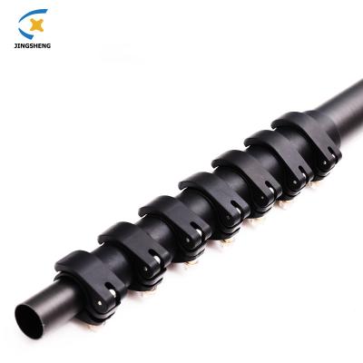 China 100kg 10ft-72ft Carbon Fiber Telescopic Pole Fiberglass Reinforced For Surveying for sale