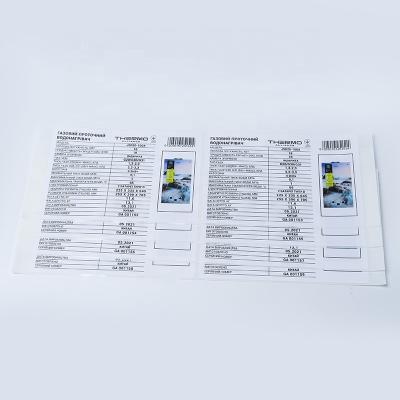 China Waterproof Custom Square Industrial Product Label Sheet Self Adhesive Pet Sticker for sale