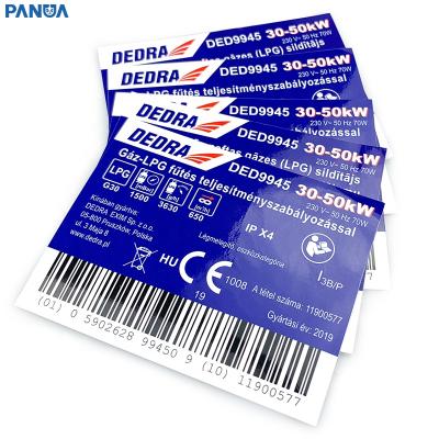 China High quality hot sale waterproof custom printing barcode label logo sticker roll self-adhesive waterproof barcode sticker printer for sale