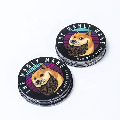 China Low Temperature Color Changing Label Dog Stickers Heat Sensitive High Quality Color Round Waterproof Drink Labels for sale