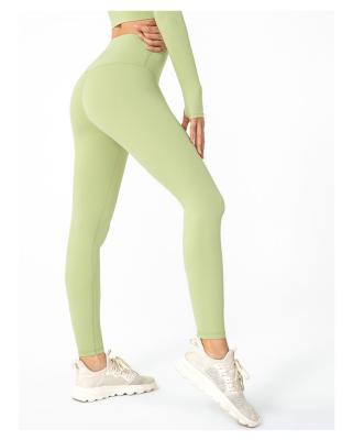 China One Piece Breathable Peach Buttocks Fitness Pants No Embarrassment Line Bare High Waisted Yoga Pants Buttocks Tight Sweatpants For Women for sale