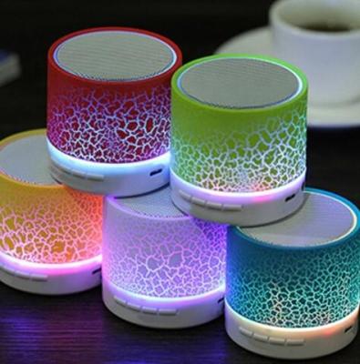 China NO In Running Portable Speaker Waterproof Loud Mini Speaker Night Club Speakers With Led Lamp In Retail Box for sale