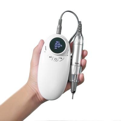 China 2021 35000rpm Professional Strong Rechargeable Electric Nail Bit Set Nail Art Equipments Drill Manicure Machine Pen For Nails for sale