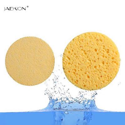 China All Round Natural Hot Selling 3inch Compressed Water 0.03inch Thick Expandable Facial Cleansing Compress Natural Cellulose Sponge for sale