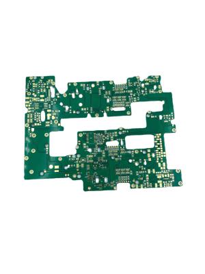 China Minimum Hole Diameter 0.2mm Lithium Battery Pcb With Green Or Blue Solder Mask for sale