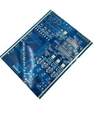 China Industrial Camera Multi-Layer PCB met halogeenvrij blauw soldermasker en IPC-II-norm Te koop