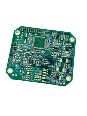 China Custom Multilayer FR4 High Frequency Pcb With OSP And Black Screen Printed Test Fixture for sale