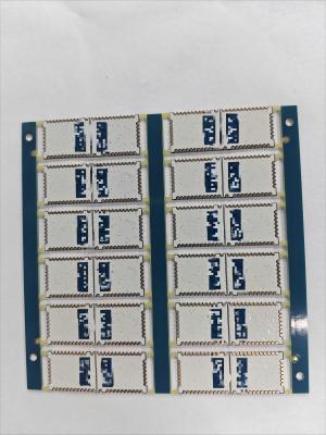 China 2-Layer High Frequency PCB ROGERS 4003C Gold Plated Blue Solder Mask PCB for sale