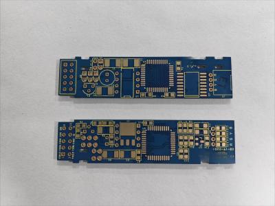 China 1.5mm High Frequency PCB Assembly Rogers And KB Board Blue Solder Mask for sale