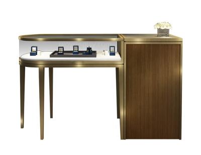 China Luxury Jewelry Jewelery Counter Table Watch Display Showcase Chat Table For Sale for sale