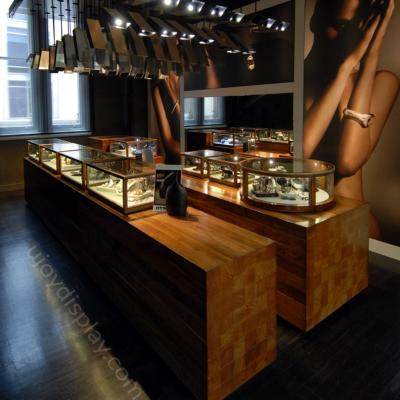 China Modern Small Jewelry Store Design Jewelry Shop Store Display Showcase for sale