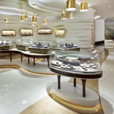 China Luxury Jewelry Store Design Jewelry Shop Interior Design Watch Store Showcase for sale