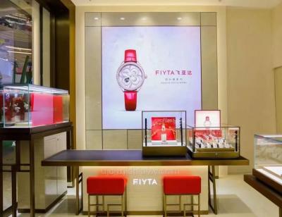 China Luxury Watch Shop Design Showroom Design Wristwatch Display Showcase Display Glass Counter for sale