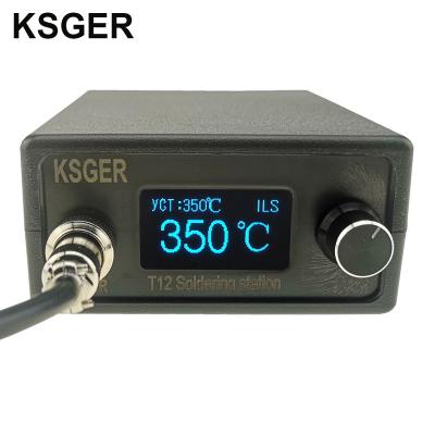 China Repair Tools KSGER T12 Soldering Iron Station STM32 V3.1S OLED DIY Soldering Power Tools Soldering Iron Tip Auto-sleep 907 Handle Fast Heating for sale