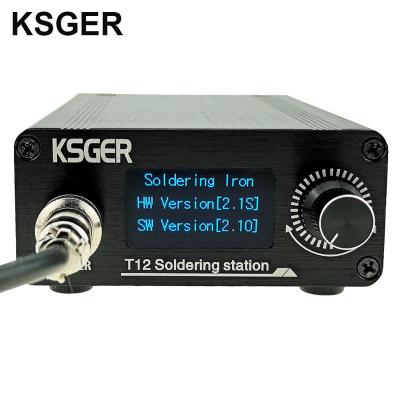 China Repair Tools KSGER T12 Electric Station STM32 V2.1S OLED T12 Aluminum Alloy Handle Tips DIY FX9501 Welding Electric Auto-sleep for sale