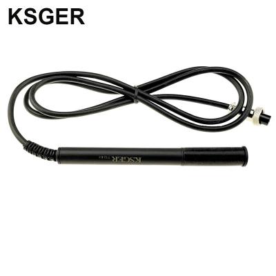 China Repair Tools KSGER STM32 OLED Soldering Iron Holder Repair Tools Silicone Cable Wire GX12-5 Sleep T12 Handle Kits ABS 9501 Handle for sale